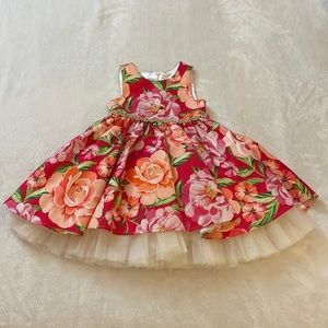 Flower Pattern Baby Gown